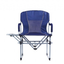 600D Oxford Outdoor Relax Portable Director Folding Camping Chair With Side Table