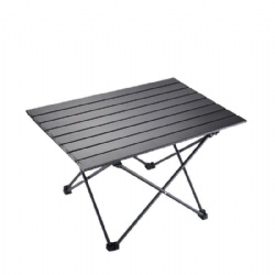 Small outdoor portable folding table